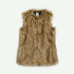 Zara Faux Fur Vest Size Medium PRELOVED